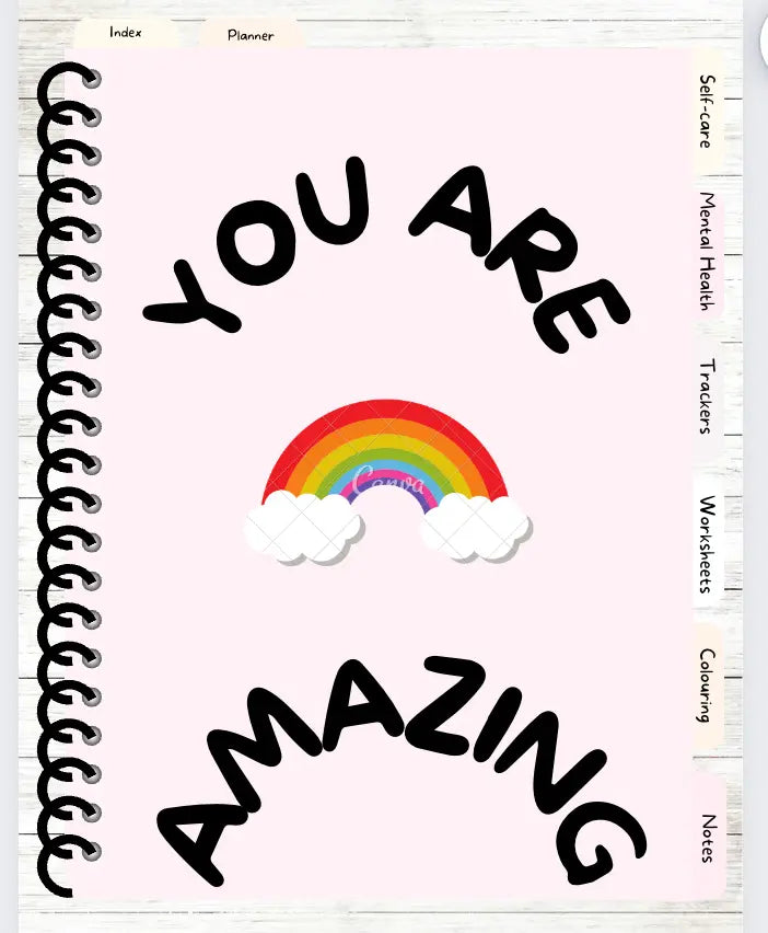 My Mental Health Self Care Journal & Daily Planner- All in One! Life Craft Plannerz