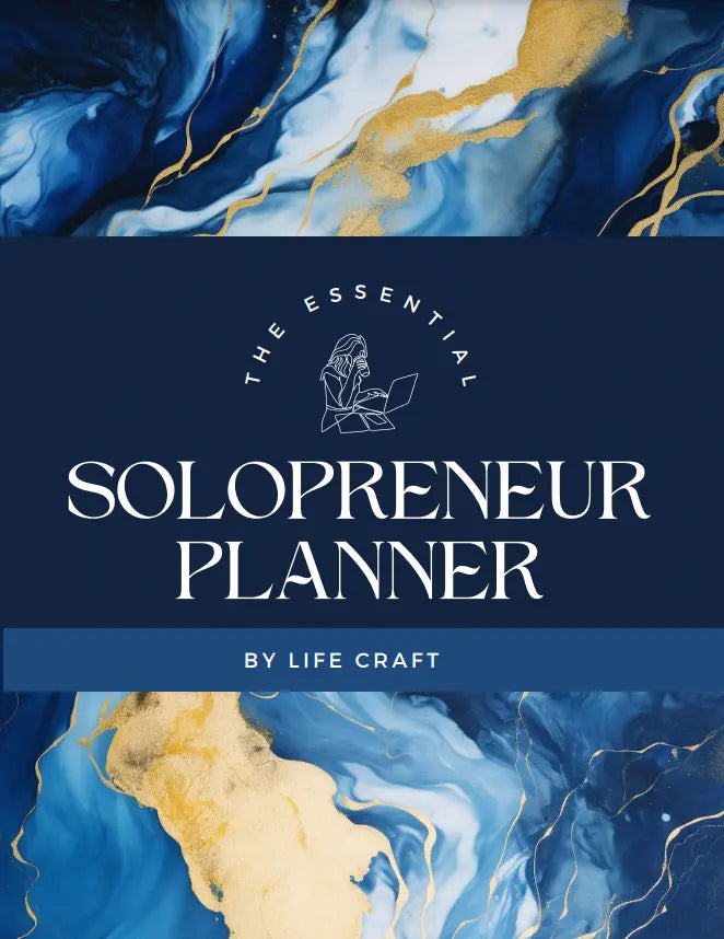 The SoloPreneur Planner Life Craft Plannerz